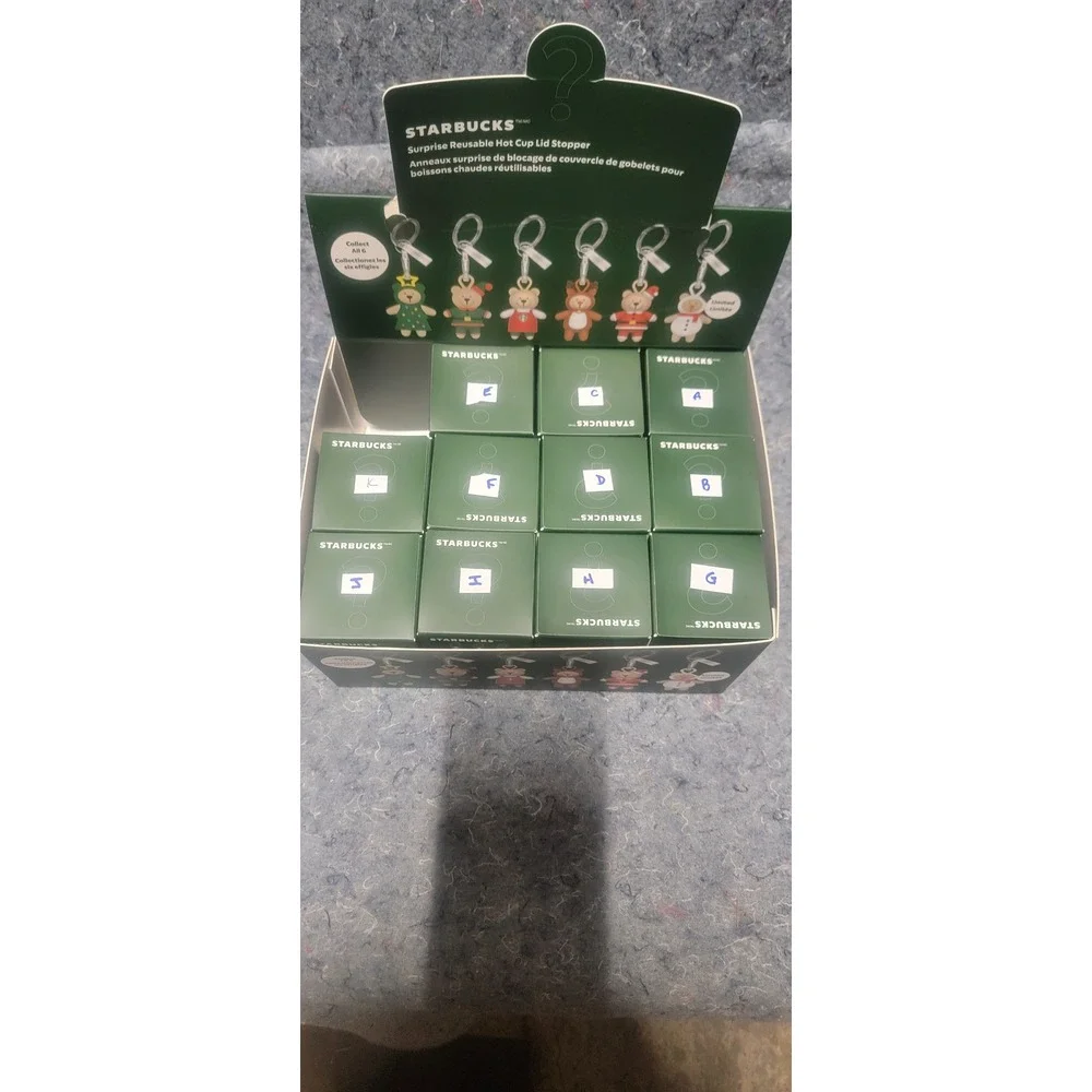 2025 Starbucks Surprise Reusable‎ Hot Cup Lid Stoppers NWT